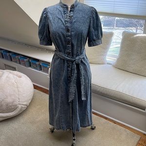 NWT Who What Wear Puff Short Sleeve Dress